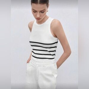 Women's Striped Sleeveless Top